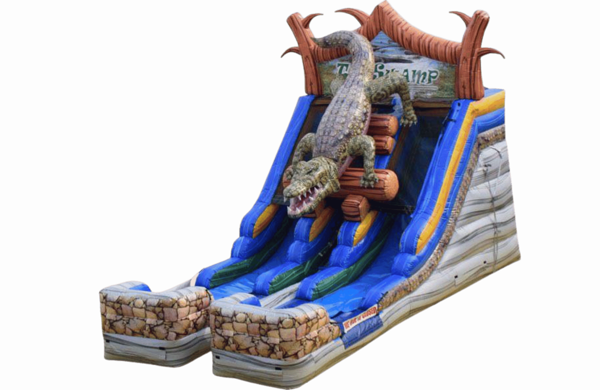 Gator Waterslide 20 ft Dual Lane — photo 2