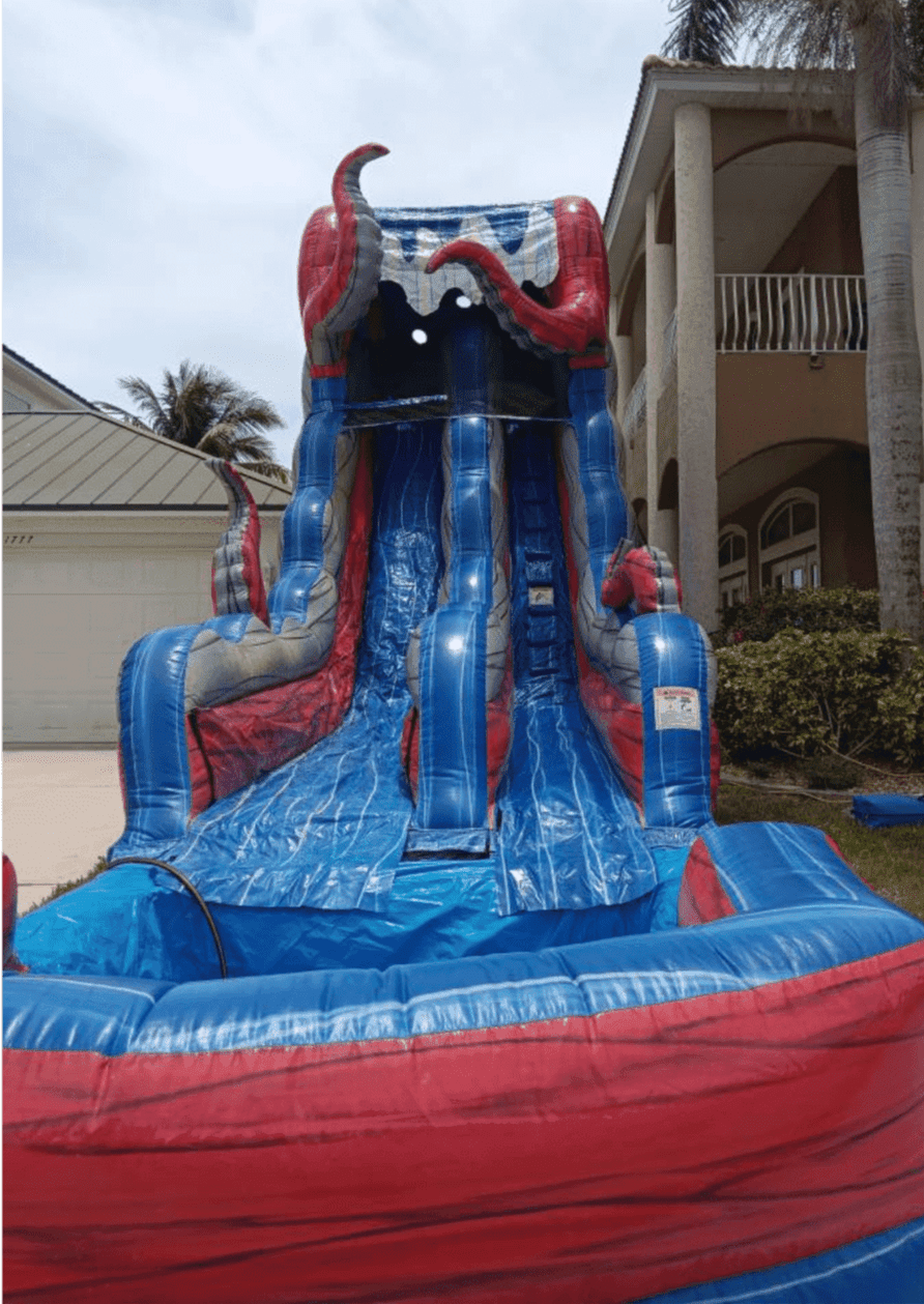 Gator Waterslide 20 ft Dual Lane — photo 3