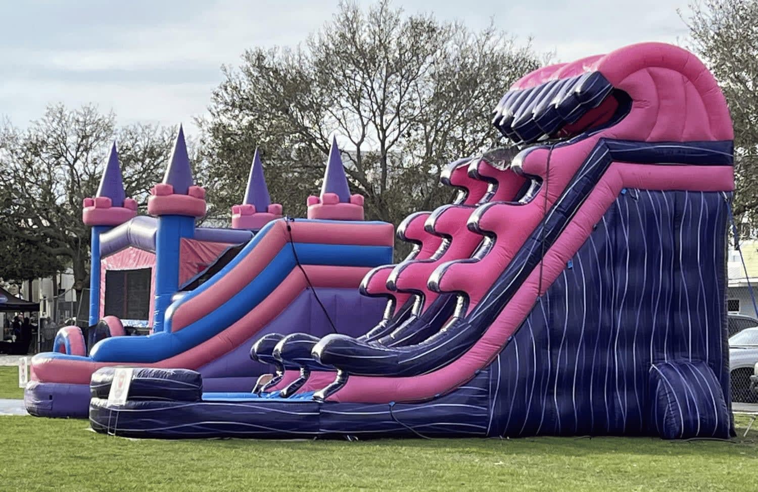 Purple Lightning 19ft Waterslide with pool — photo 3