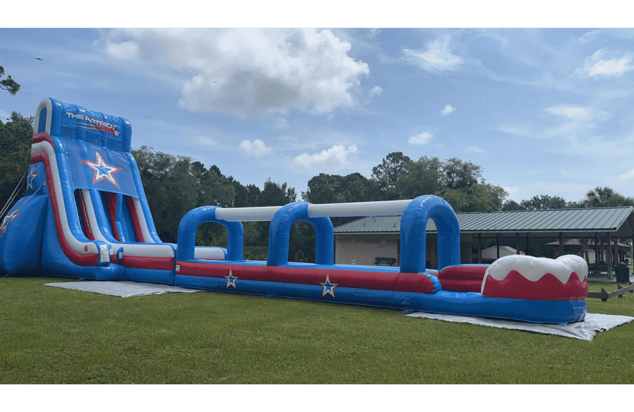 The Patriot 27 ft Dual Lane slip n slide — photo 3
